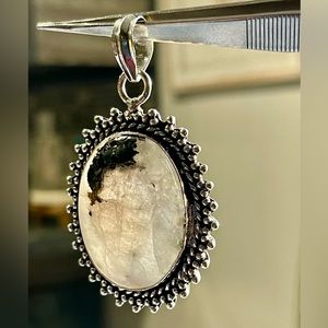 Rainbow Moonstone “The Visionary Stone” Pendant